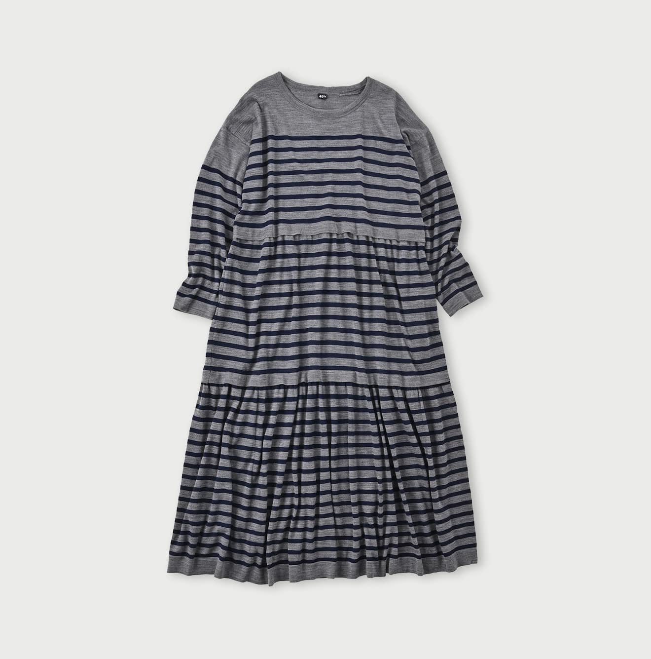 45R Basque Tenjiku Tiered Dress