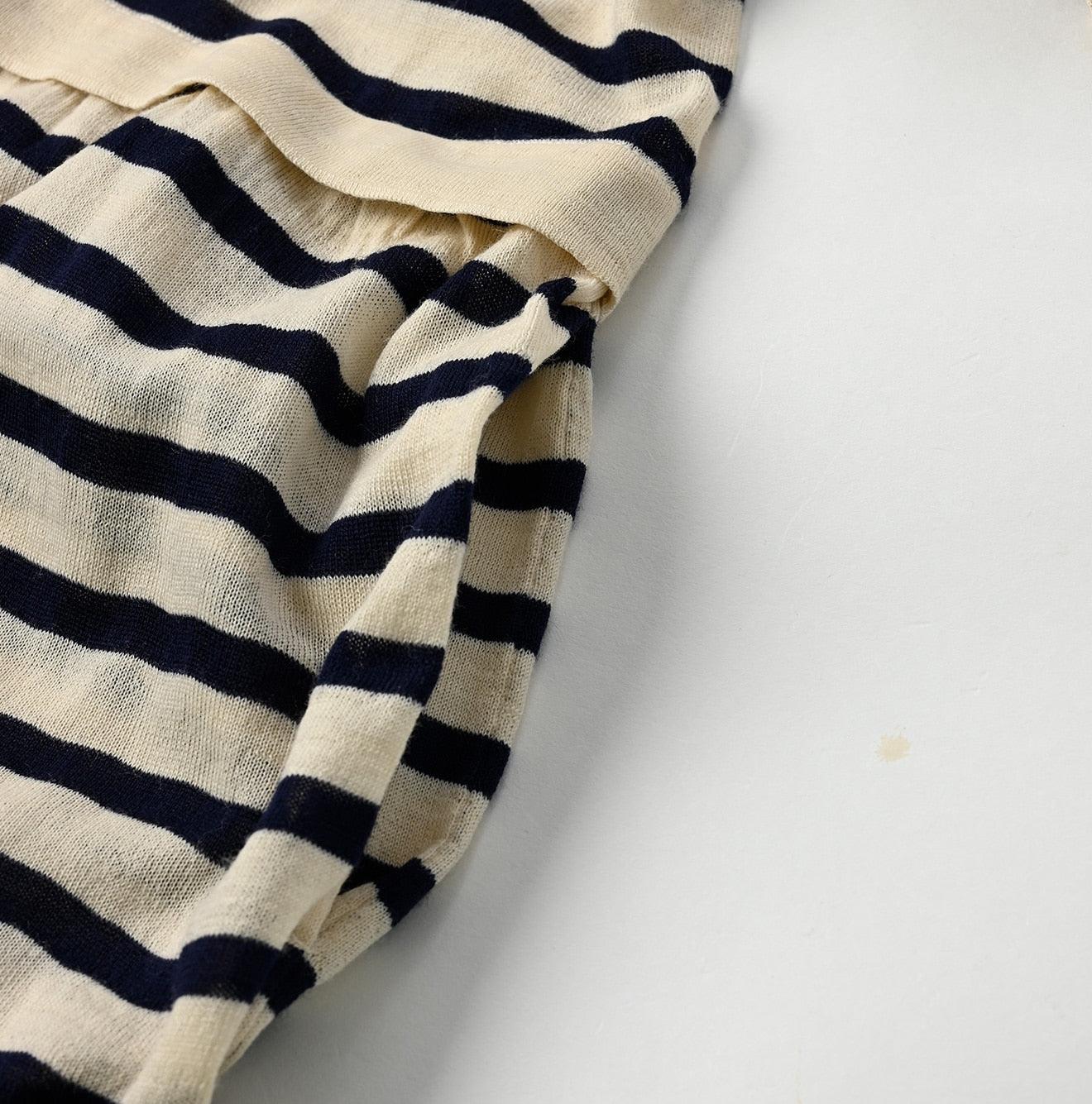 Basque Tenjiku Stripe Tiered Dress - 45R by 45rpm studio - Image 9