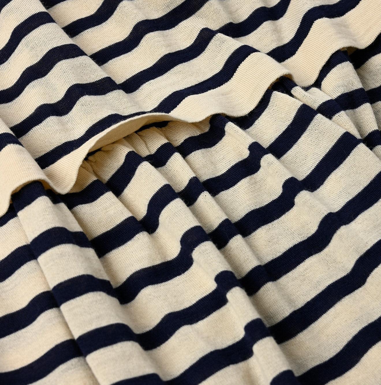 Basque Tenjiku Stripe Tiered Dress - 45R by 45rpm studio - Image 10