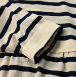 Basque Tenjiku Stripe Tiered Dress - 45R by 45rpm studio