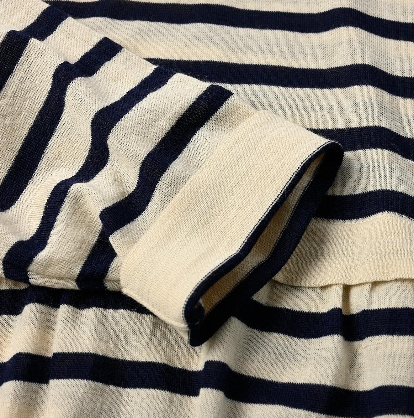 Basque Tenjiku Stripe Tiered Dress - 45R by 45rpm studio - Image 7