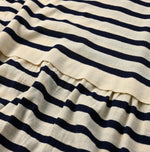 Basque Tenjiku Stripe Tiered Dress - 45R by 45rpm studio