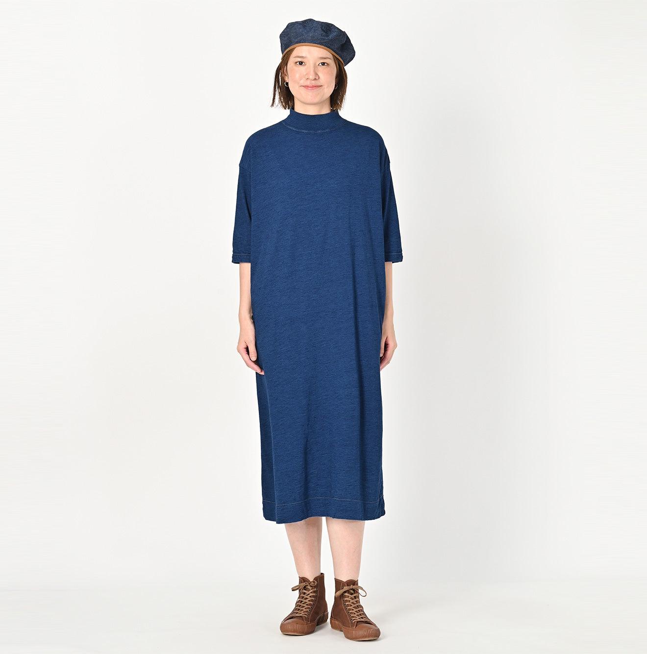 Indigo Yockneck Dress