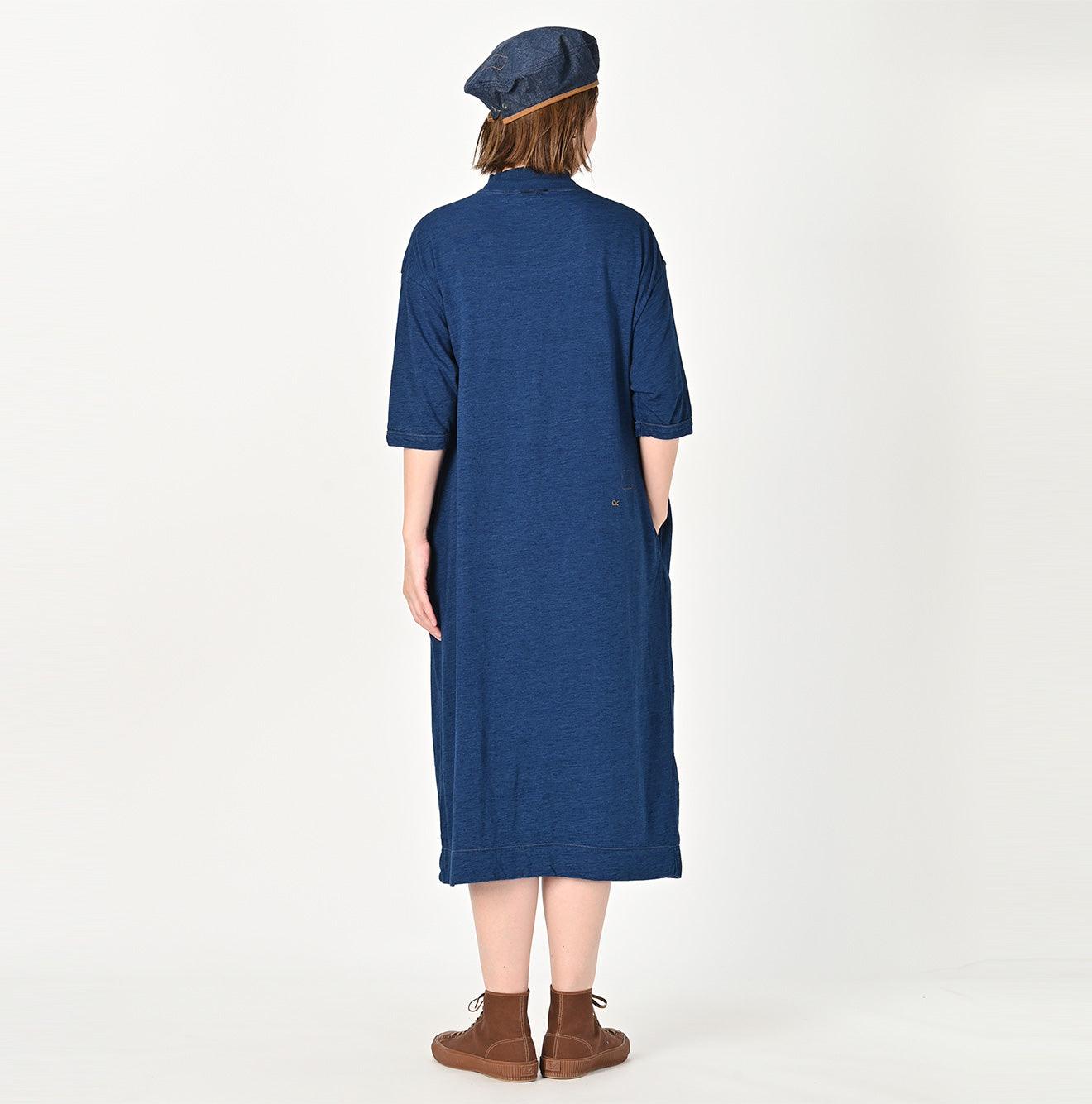 Indigo Yockneck Dress