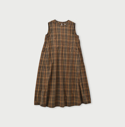Dark Madras Dress