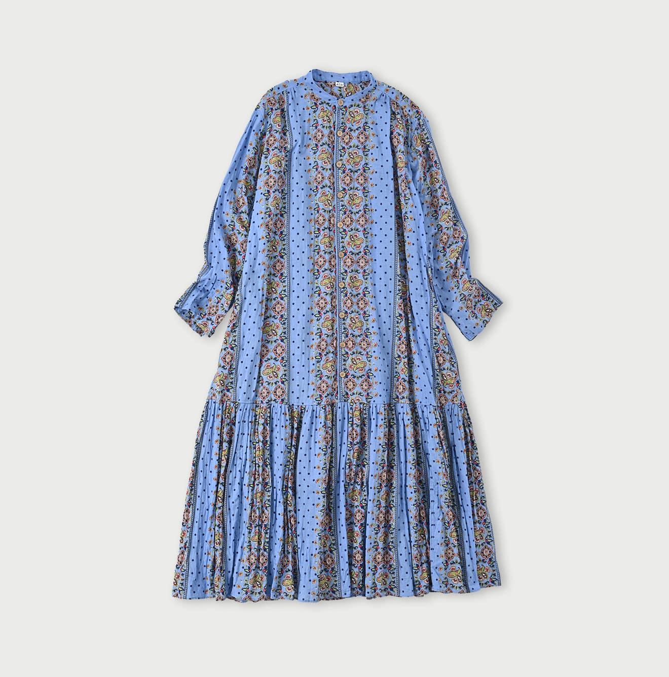 Paisley Dot Stripe Dress - 45R by 45rpm studio - Image 1
