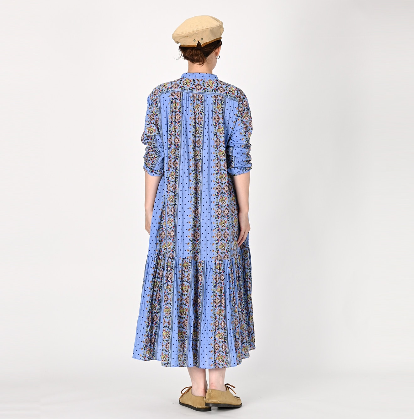 Paisley Dot Stripe Dress - 45R by 45rpm studio