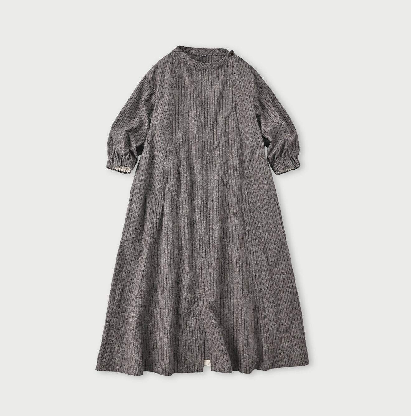 45R Yorimoku Cotton Tweed Sail Dress