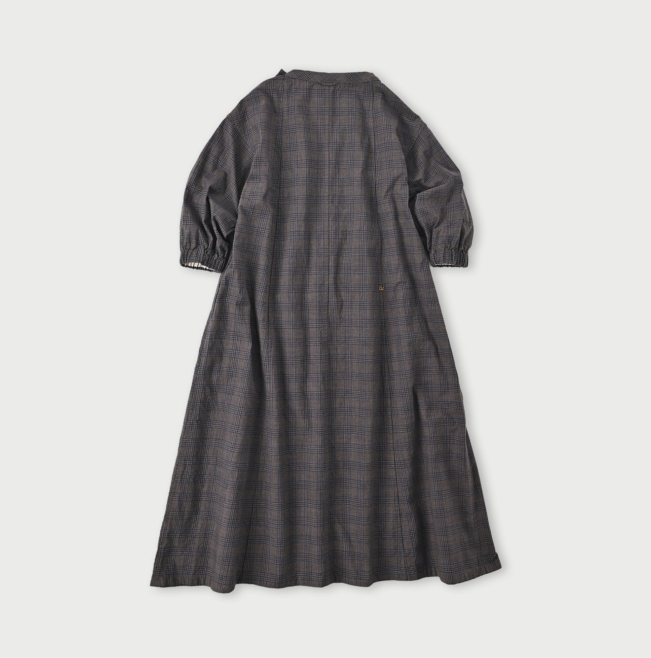 45R Yorimoku Cotton Tweed Sail Dress