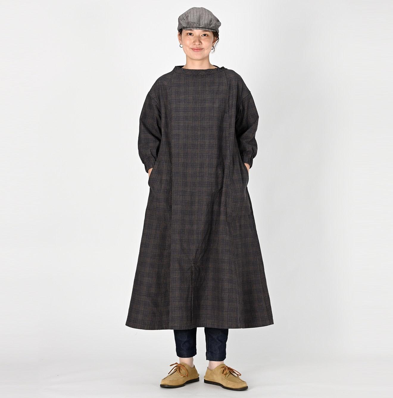 Yorimoku Cotton Tweed Sail Dress – 45R GLOBAL