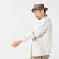 45R Heritage Cotton Fleece 908 Binding Cardigan (Top-dyed)