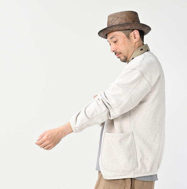 45R Heritage Cotton Fleece 908 Binding Cardigan (Top-dyed)