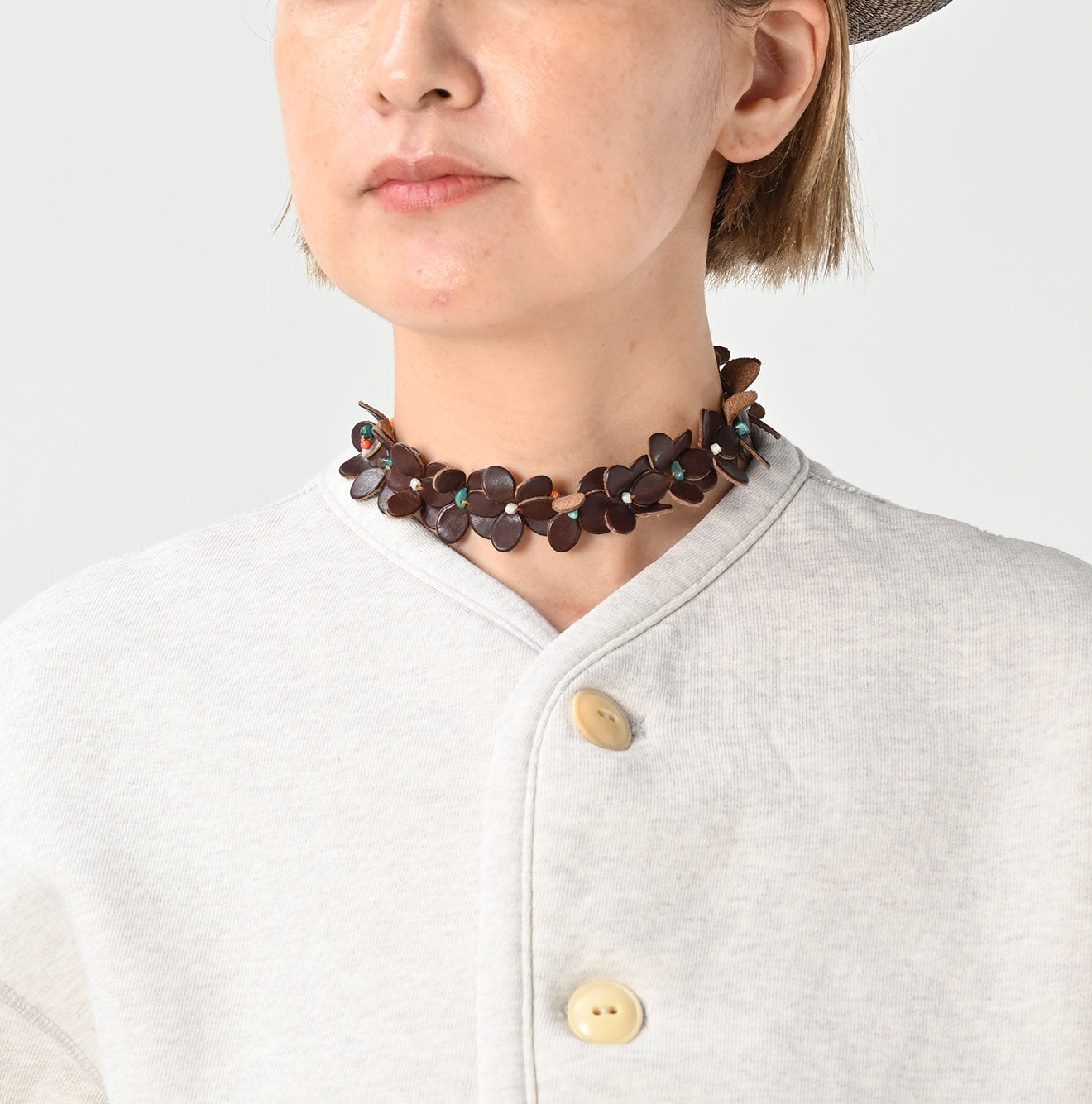 45R Heritage Cotton Fleece 908 Binding Cardigan (Top-dyed)