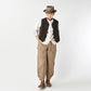 45R Heritage Cotton Fleece 908 Binding Cardigan (Top-dyed)