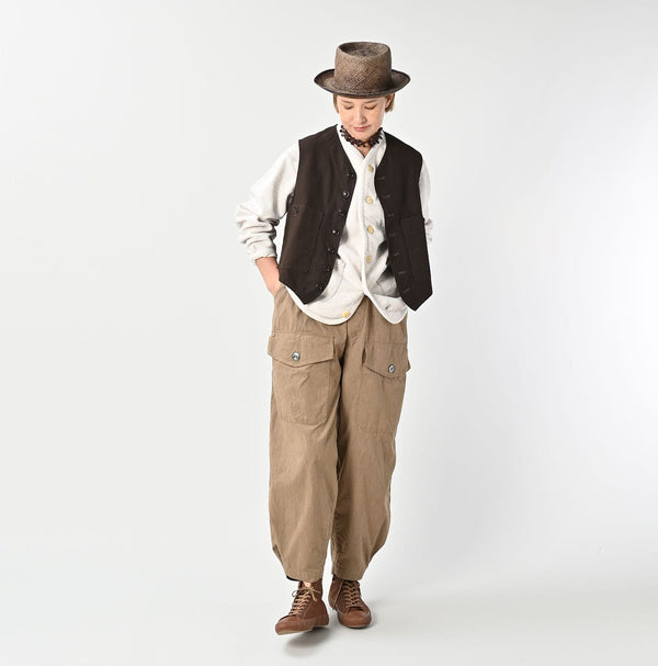 45R Heritage Cotton Fleece 908 Binding Cardigan (Top-dyed)