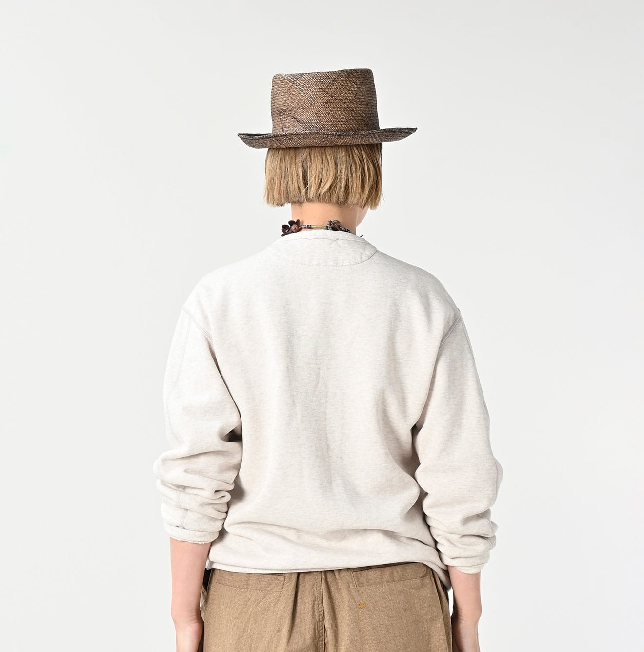 45R Heritage Cotton Fleece 908 Binding Cardigan (Top-dyed) - Image 11