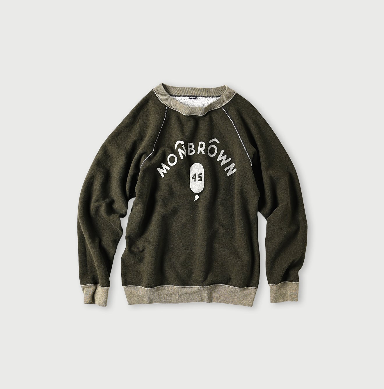 45R Cotton Fleece 908 Raglan Sweat (Top-dyed)