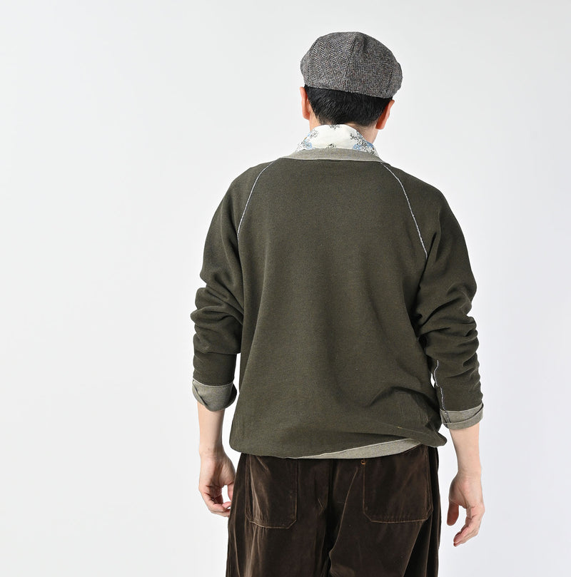 45R Cotton Fleece 908 Raglan Sweat (Top-dyed)