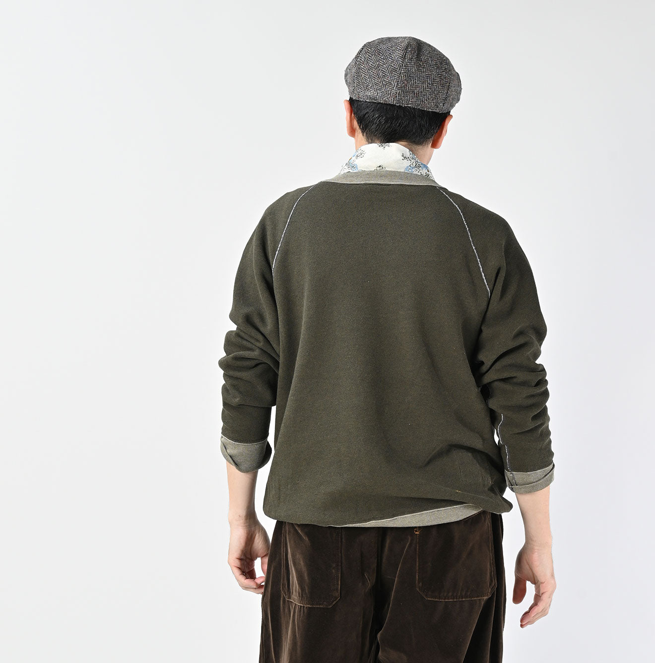 45R Cotton Fleece 908 Raglan Sweat (Top-dyed)