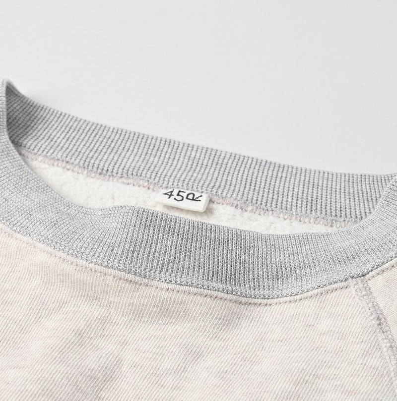 45R Cotton Fleece 908 Raglan Sweat (Top-dyed)
