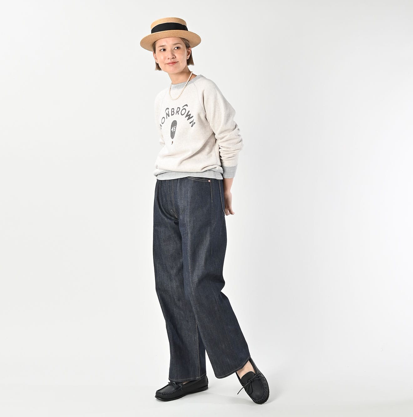 45R Cotton Fleece 908 Raglan Sweat (Top-dyed)