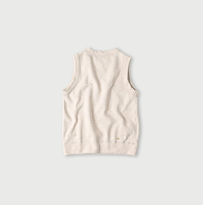 45R Cotton Fleece Vest (Top dyed)