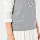 45R Cotton Fleece Vest (Top dyed)