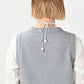 45R Cotton Fleece Vest (Top dyed)