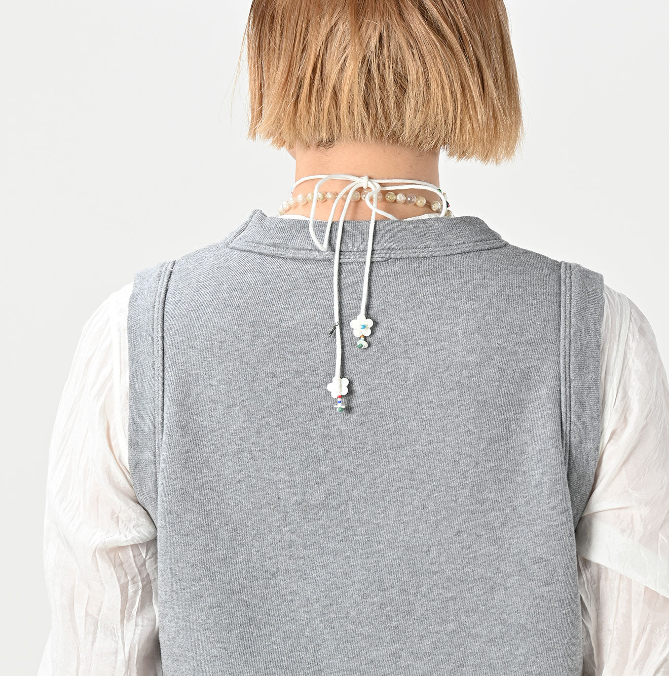 45R Cotton Fleece Vest (Top dyed) - Image 11