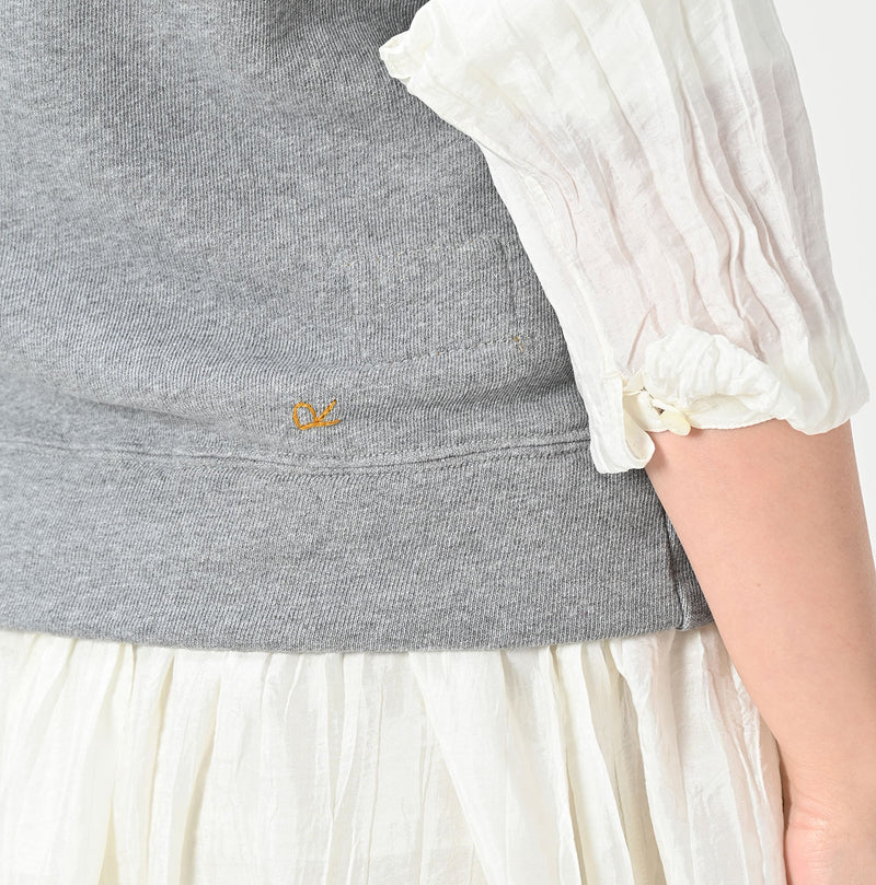 45R Cotton Fleece Vest (Top dyed) - Image 12