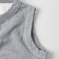 45R Cotton Fleece Vest (Top dyed)