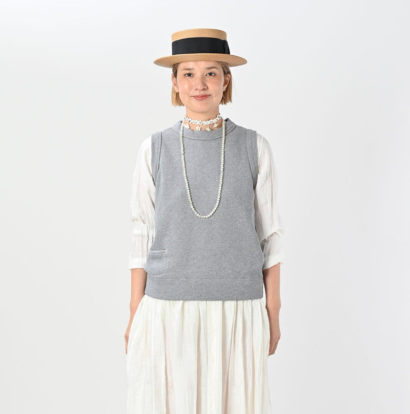 45R Cotton Fleece Vest (Top dyed) - Image 6