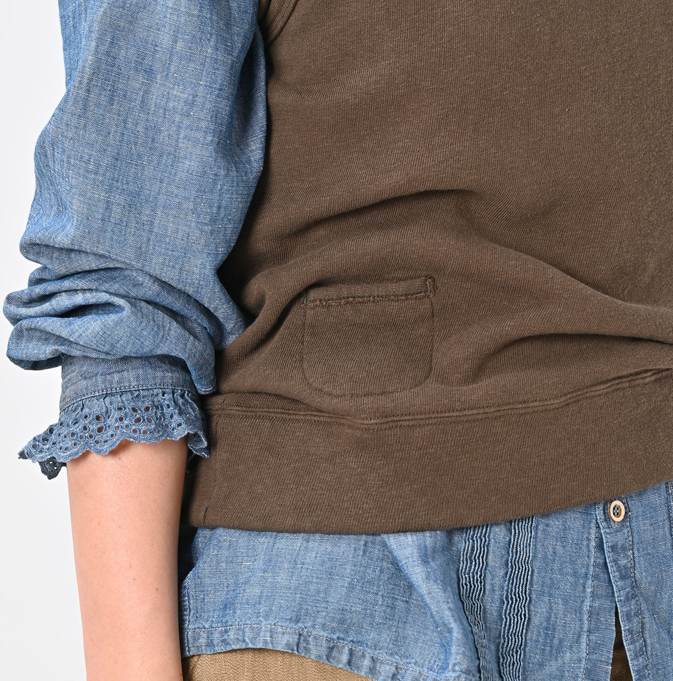 45R Cotton Fleece Vest - Image 7