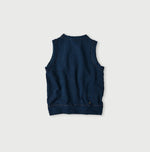 45R Indigo Cotton Fleece Vest