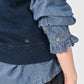 45R Indigo Cotton Fleece Vest