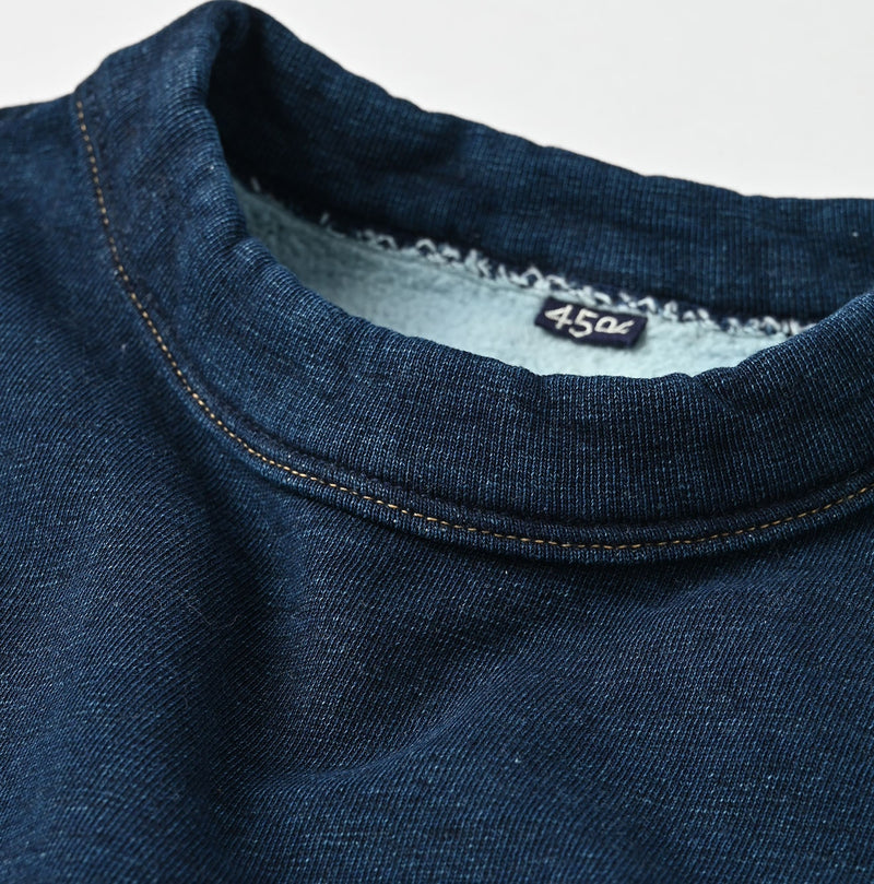 45R Indigo Cotton Fleece Vest