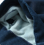 45R Indigo Cotton Fleece Vest