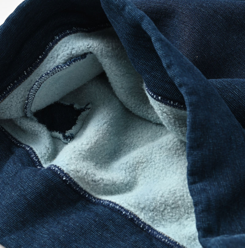 45R Indigo Cotton Fleece Vest - Image 15