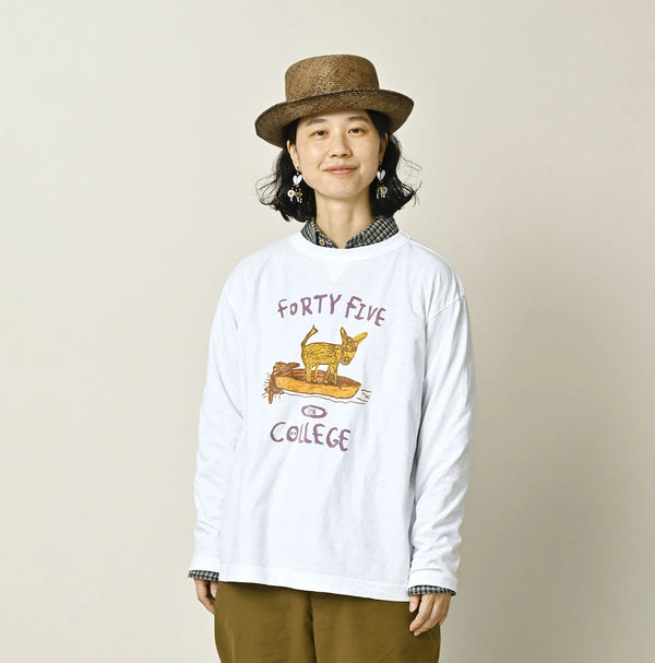 45R Donkey College 908 Long Sleeve T-shirt