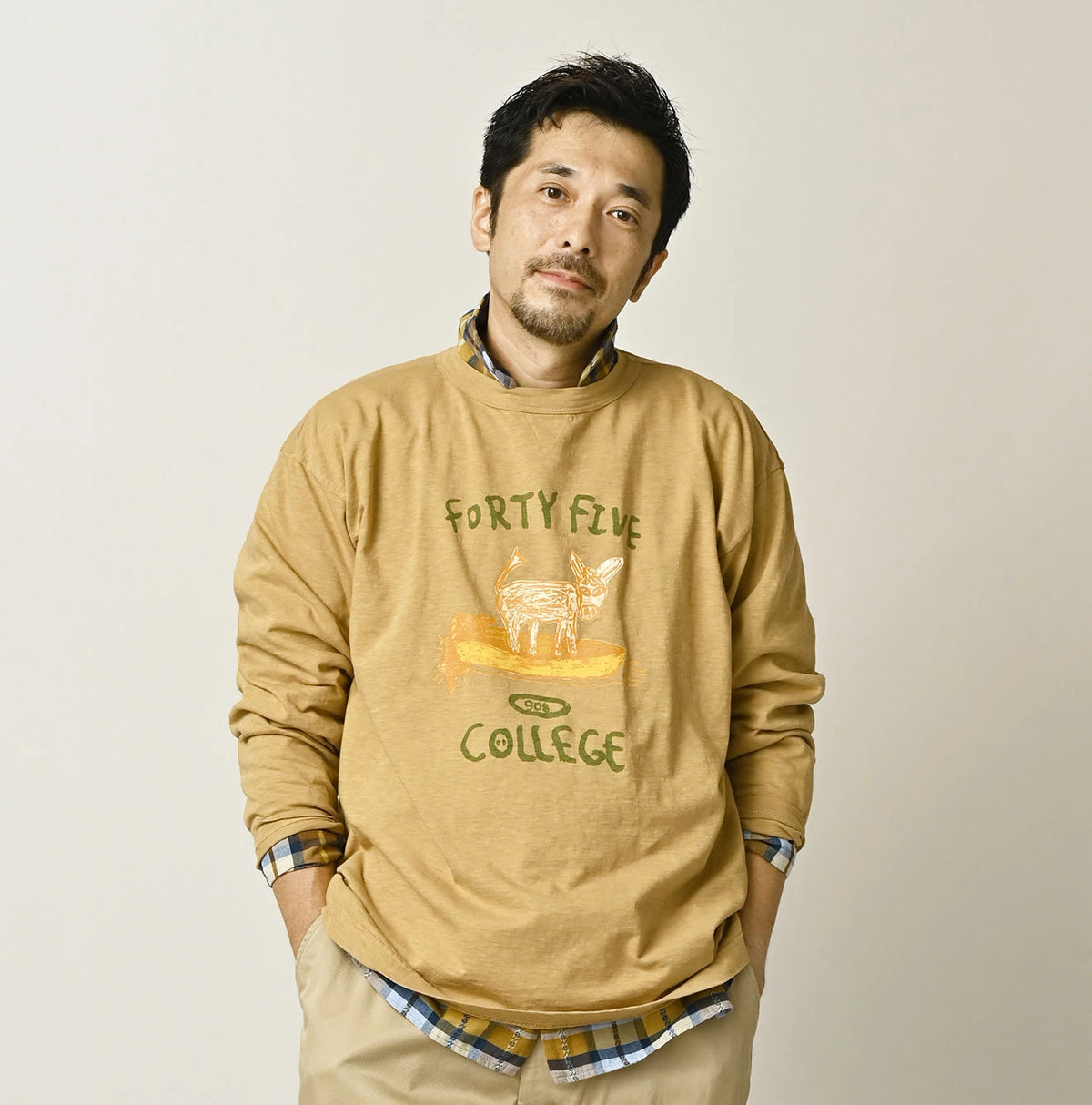 45R Donkey College 908 Long Sleeve T-shirt