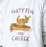 45R Donkey College 908 Long Sleeve T-shirt