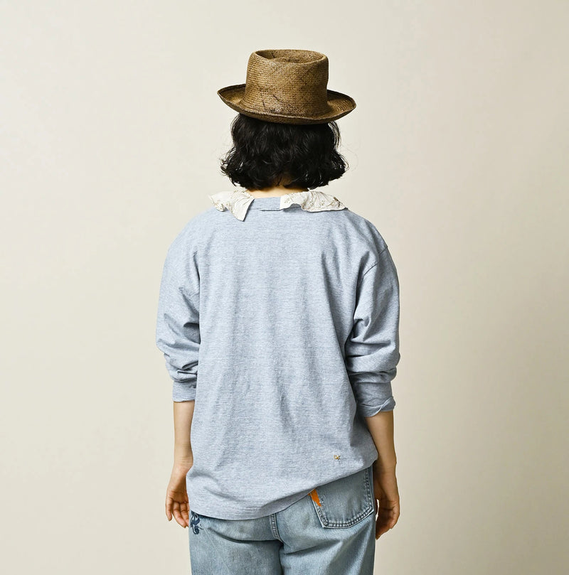 45R Donkey College 908 Long Sleeve T-shirt (Top-Dyed) - Image 9
