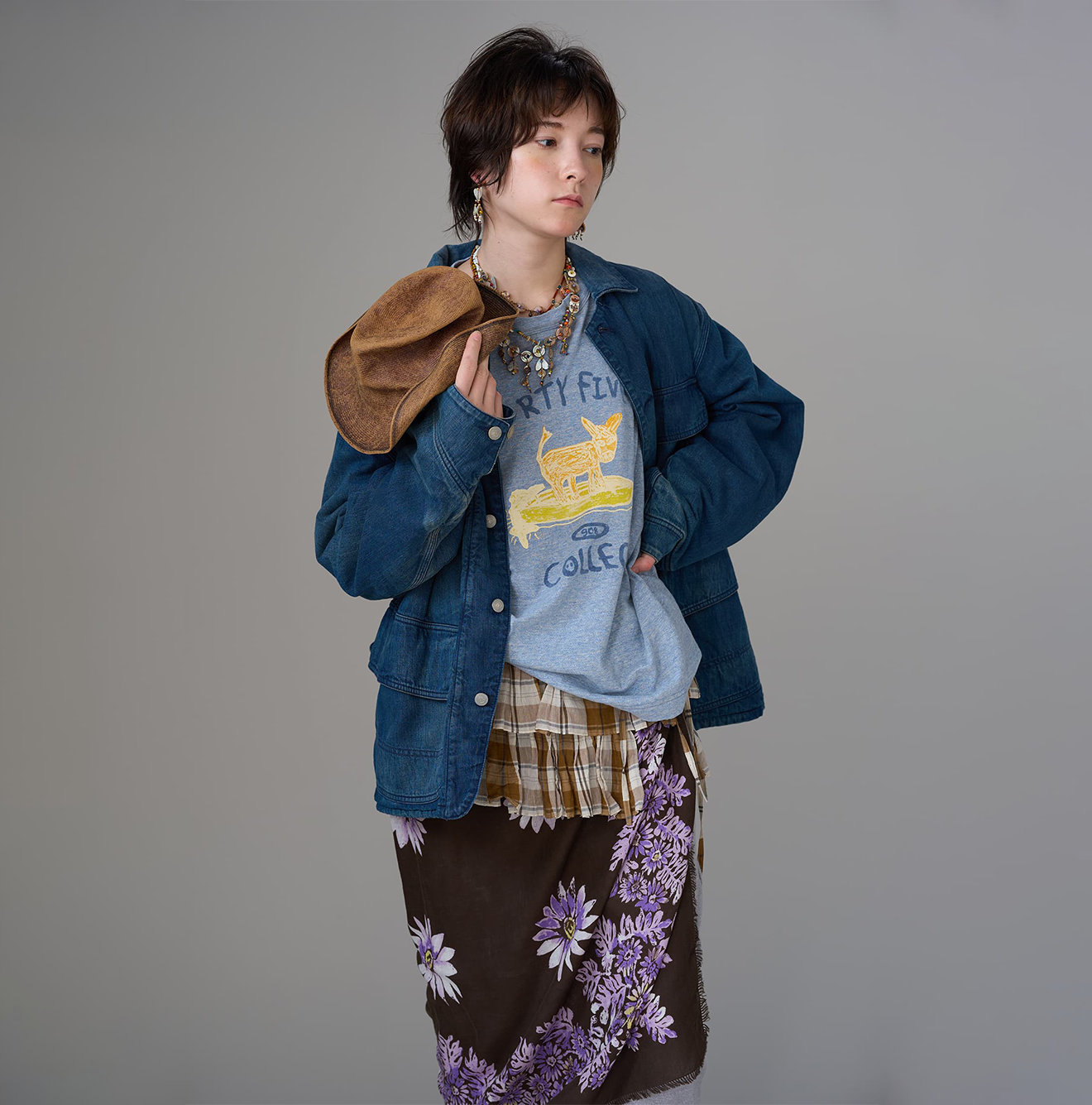 Donkey College 908 Long Sleeve T-shirt (Top-Dyed) - Image 4