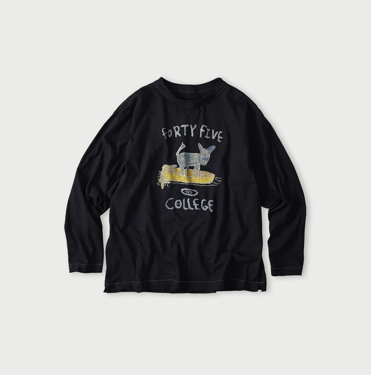 45R Indigo Donkey College 908 Long Sleeve T-shirt