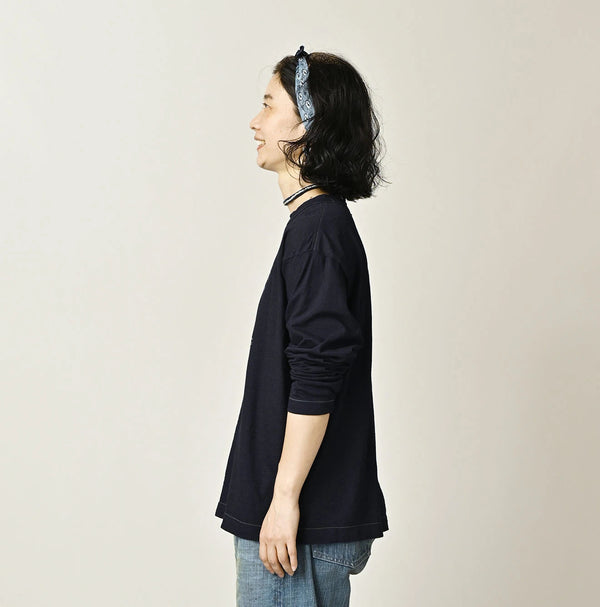45R Indigo Donkey College 908 Long Sleeve T-shirt