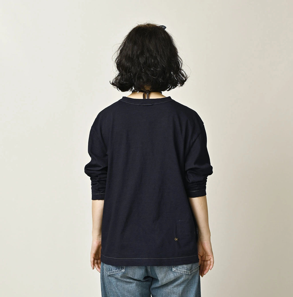 45R Indigo Donkey College 908 Long Sleeve T-shirt
