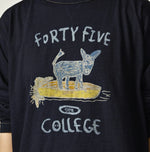 45R Indigo Donkey College 908 Long Sleeve T-shirt