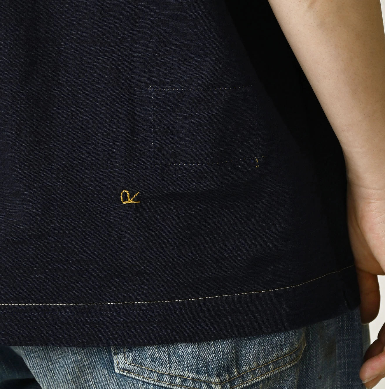 45R Indigo Donkey College 908 Long Sleeve T-shirt - Image 15
