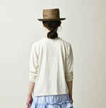 45R Tenjiku x Feather Khadi Frill Cardigan