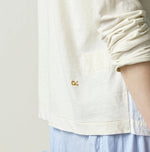 45R Tenjiku x Feather Khadi Frill Cardigan